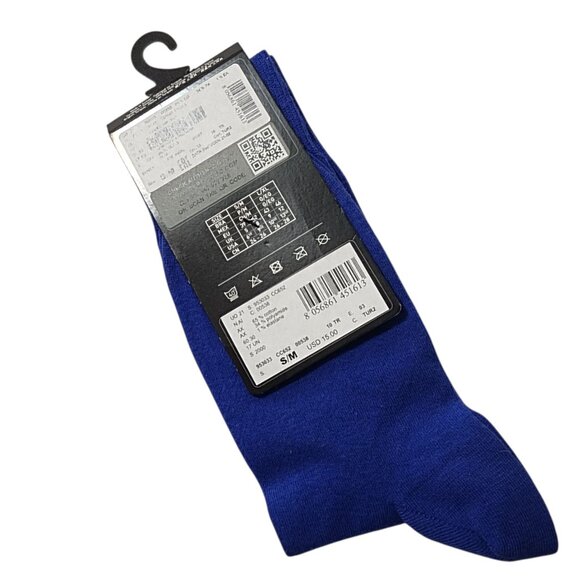 Armani Exchange Womens Icon Logo Trouser Socks One Size 1 pair - Picture 3 of 3